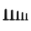 Ns Novelties - Kit dilatateurs silicone Renegade Noir - 5 pièces