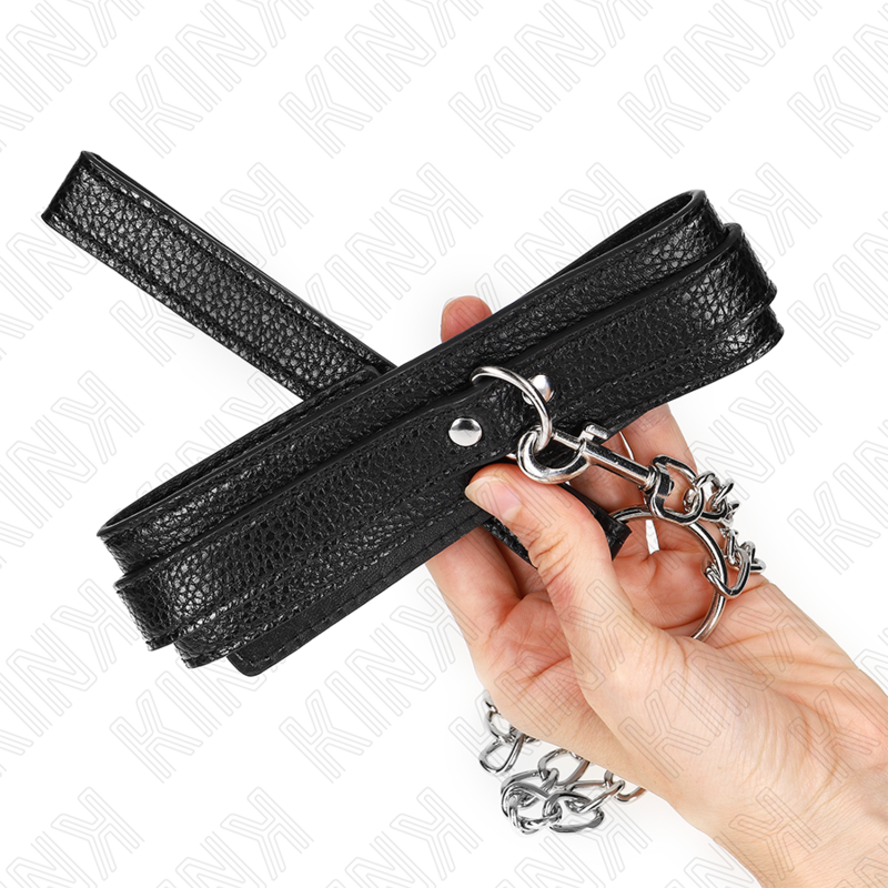 Collier BDSM Motif Serpent avec Laisse 65 cm - KINK - KINK COLLAR & GAG