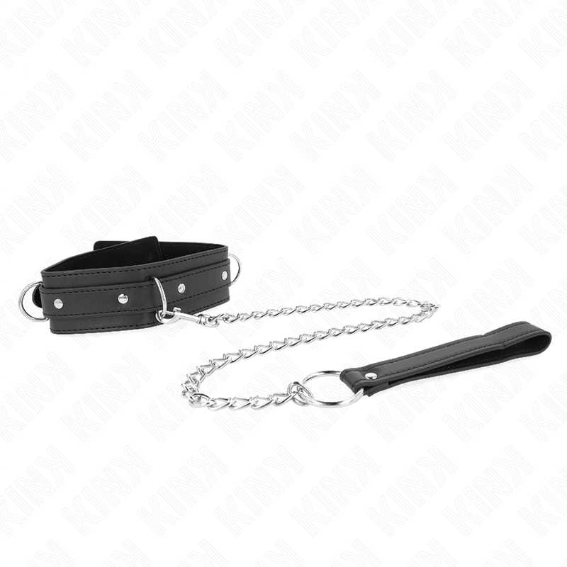 Collier BDSM avec Laisse 65cm Réglable Modèle 1 - KINK - KINK COLLAR & GAG