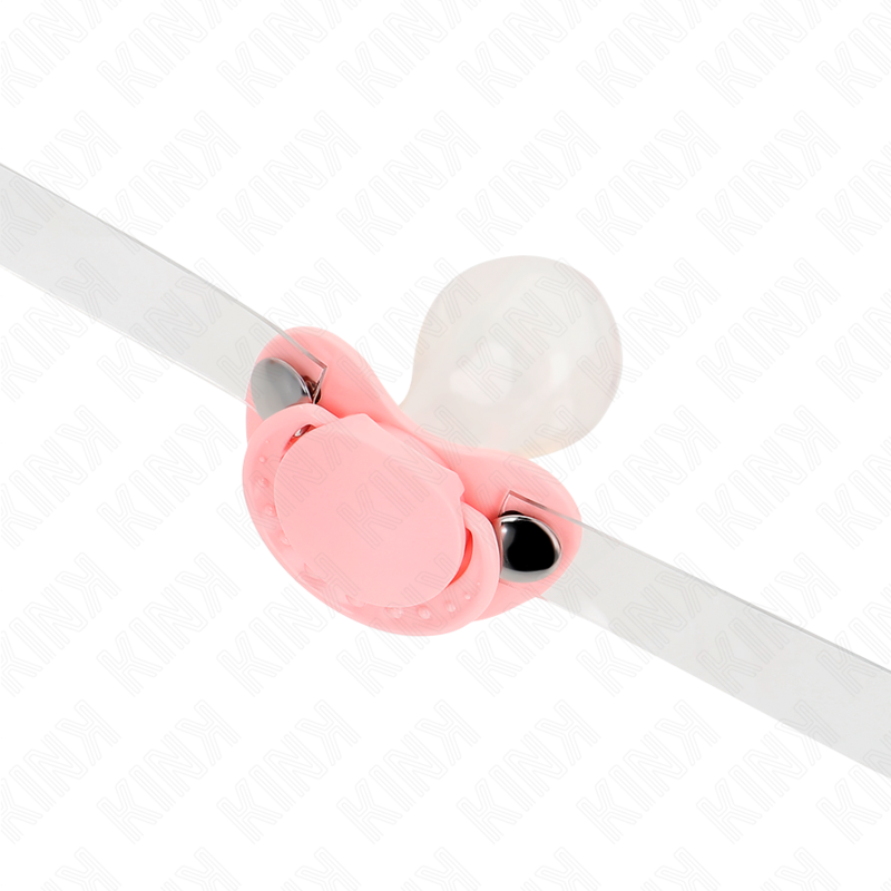 Gag sucette rose ajustable 43-60 cm - Kink - KINK COLLAR & GAG