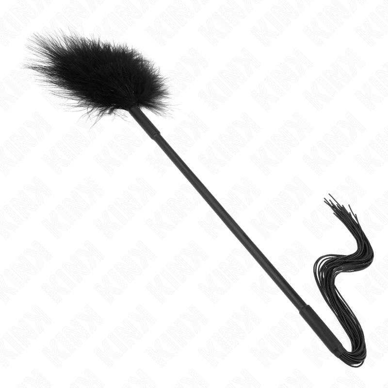 Fouet en silicone avec plumes 47 cm - Kink - KINK IMPACT & TOUCH