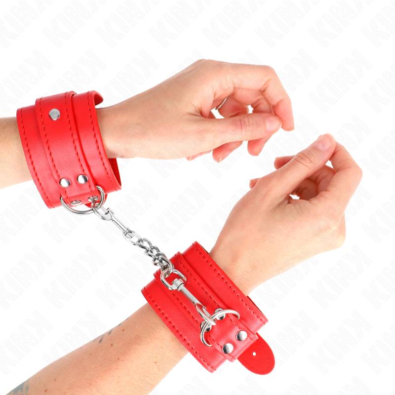 Menottes Poignets KINK Ajustables Rouge - KINK - KINK WRIST RESTRAINT
