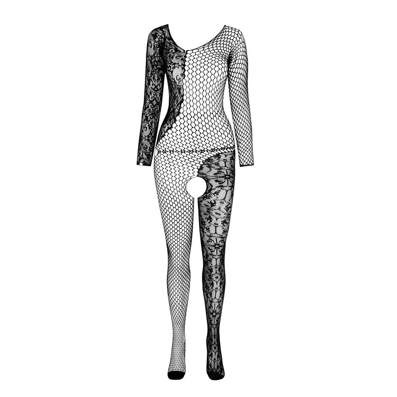 Bodystocking Passion BS 107 Noir Taille Unique - Passion
