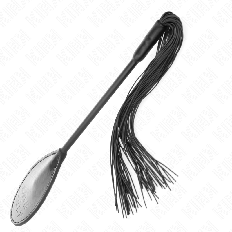 KINK - Paddle avec Inscription Love & Sexy avec Martinet Noir