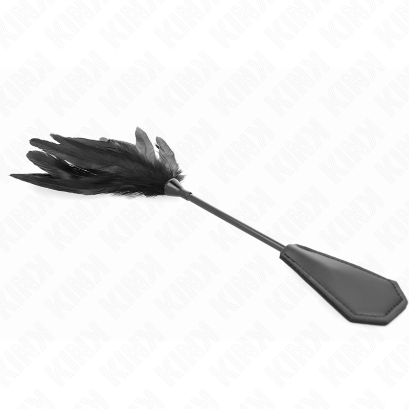 Plumeau Sensuel Plumes Chatouillées Volant 48cm - KINK - KINK IMPACT & TOUCH