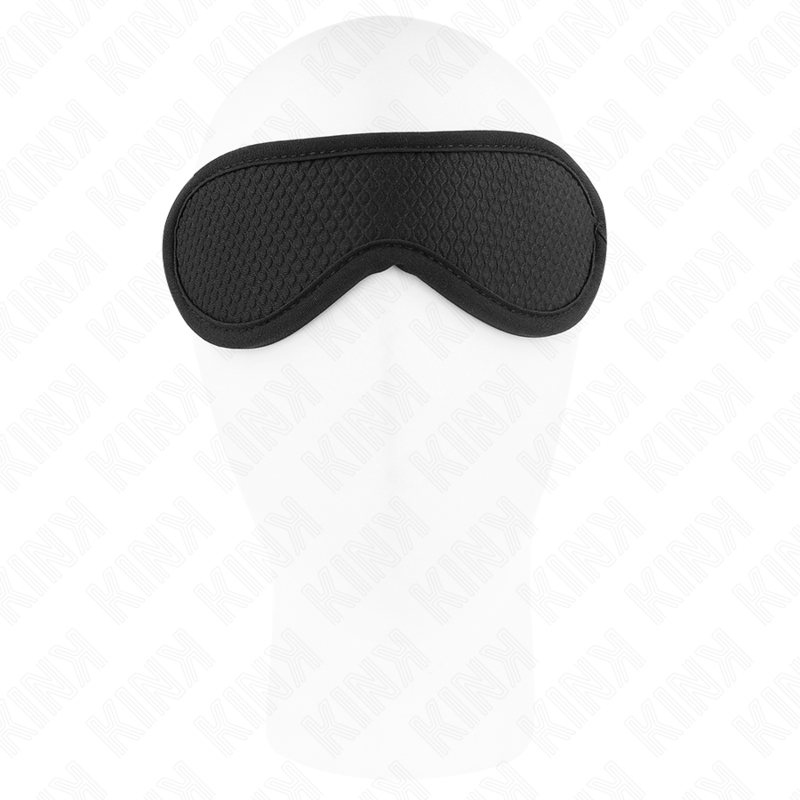 Bandage texturé écailles bord recouvert noir 20x7 cm - Kink - KINK MASKED ALLURE