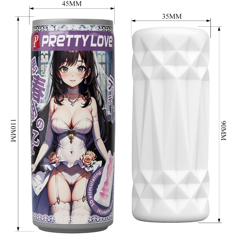Masturbateur Pretty Love Modèle 2 Blanc - Pretty Love