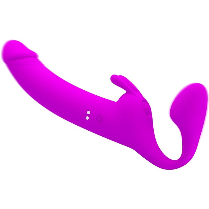 Gode-ceinture Sans Harnais Zanini Violet - Pretty Love