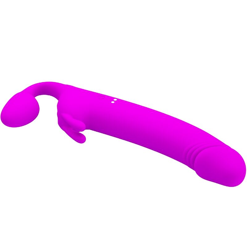 Gode-ceinture Sans Harnais Zanini Violet - Pretty Love