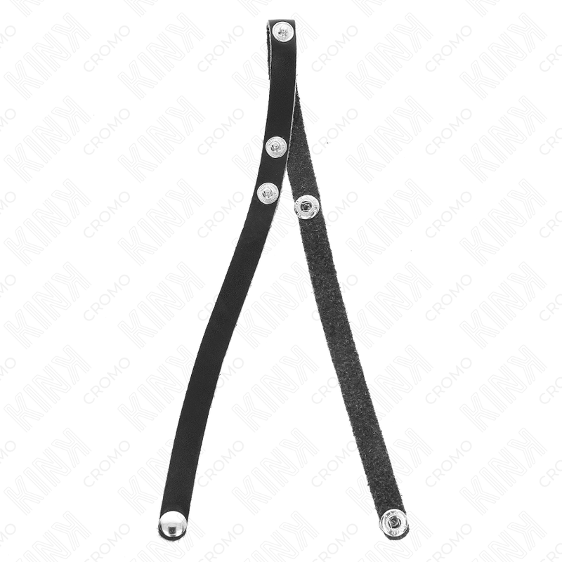 Anneau Pénien Cuir Fermeture Pression 39cm - Kink - KINK RING POWER