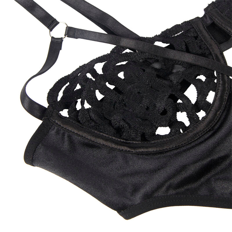 Body sexy en dentelle noir S/M - Subblime - SUBBLIME BODYSTOCKINGS