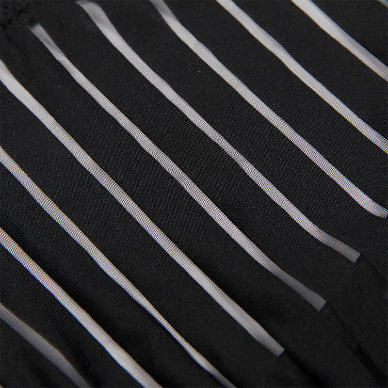 Body mit integriertem Strumpfhalter in Schwarz, Größe L/XL - Subblime
