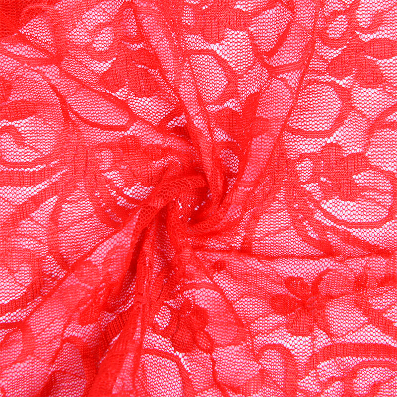Babydoll en dentelle bretelles réglables rouge L/XL - Subblime - SUBBLIME BABYDOLLS