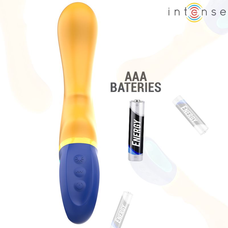 Vibrateur Point G Shaggy Jaune - Intense
