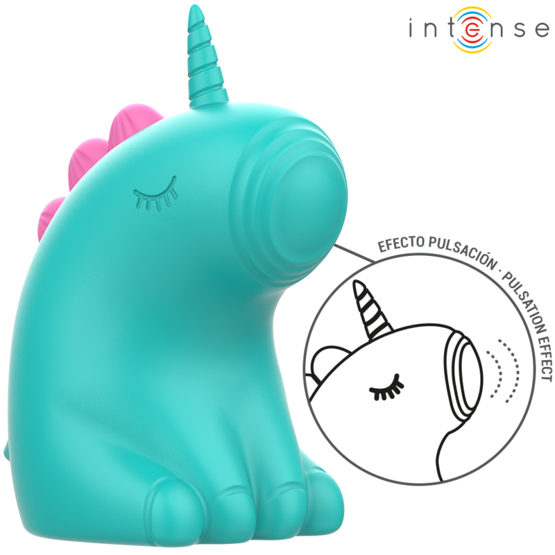 Stimulateur Clitoridien Trixie Licorne Vert - Intense
