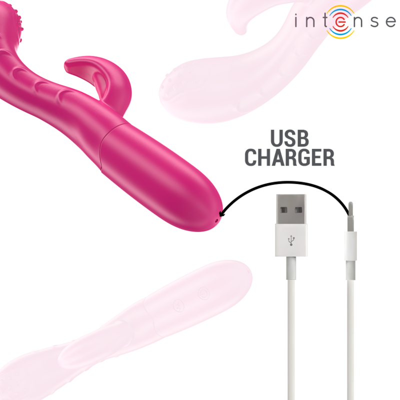 Stimulateur Clitoridien Amara Langue Vibrante Rose - Intense