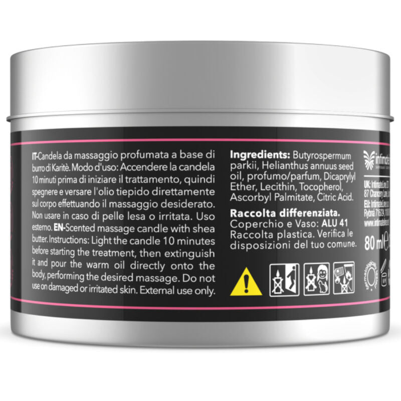 Bougie de Massage Luxuria Fraise Raisin - Ardes - INTIMATELINE