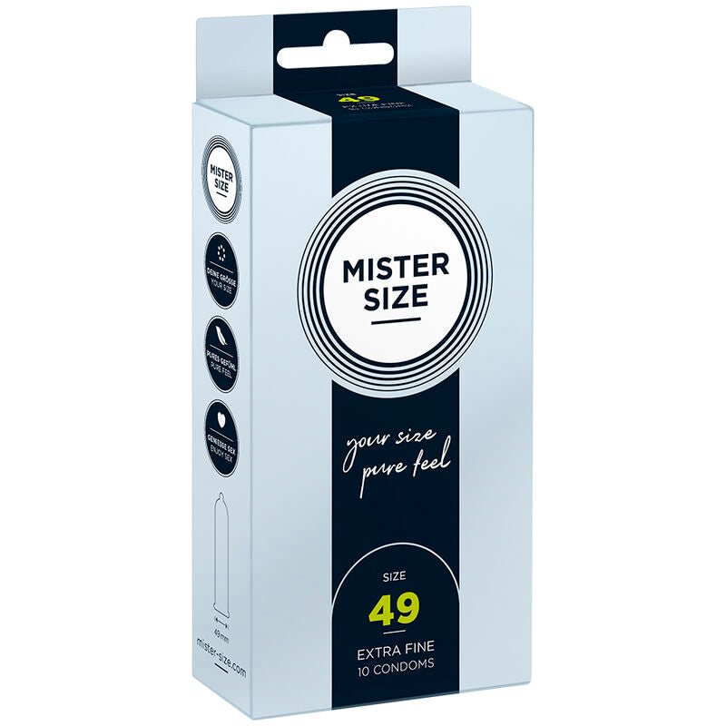 Préservatifs taille S 49 mm Mister Size - boîte de 10 - Mister Size - MISTER SIZE