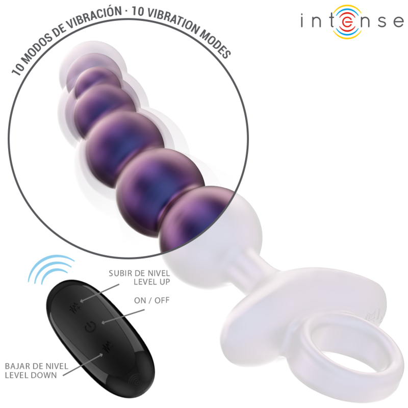 Plug Anal Vibrant Tito Modèle 3 avec Télécommande - Intense