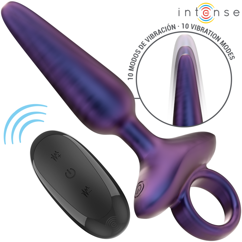Plug Anal Vibrant Marlon avec Télécommande - Intense