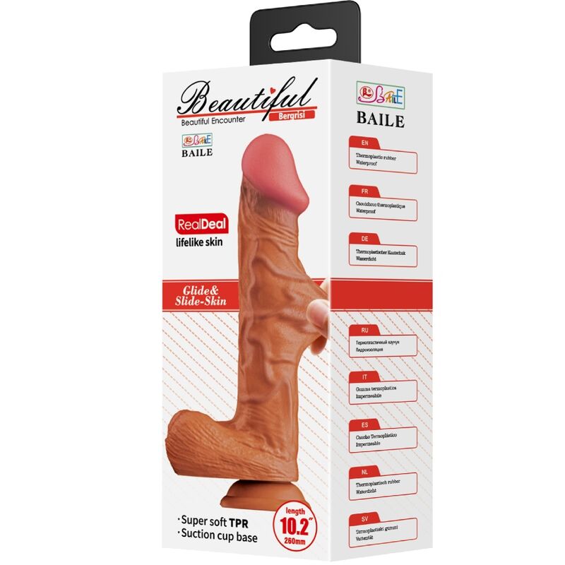 Baile - Gode Réaliste XXL avec ventouse Chair - 26 cm