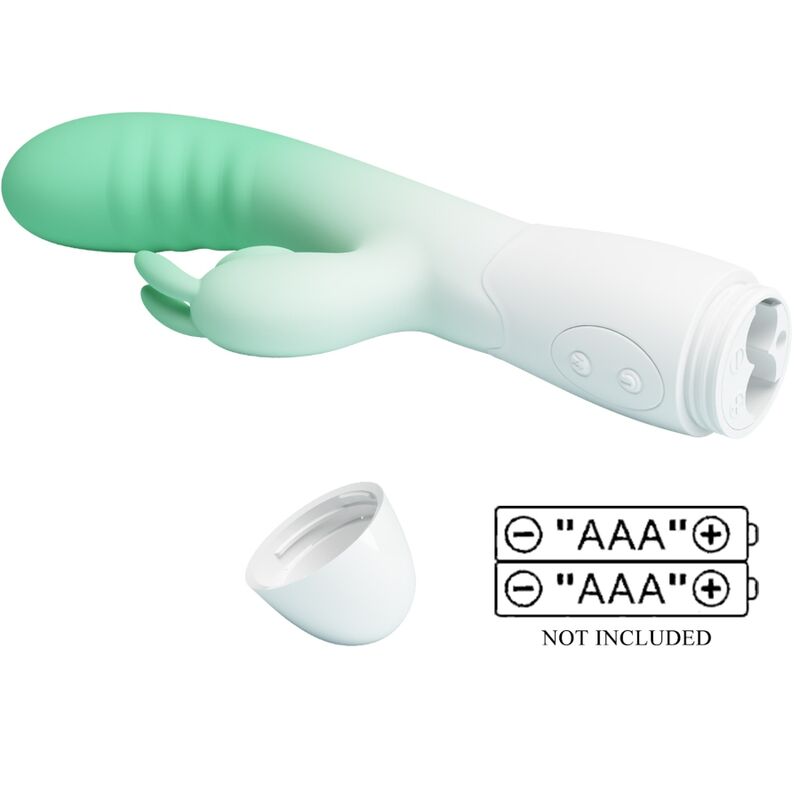 Stimulateur Rabbit Cerberus 30 Modes Vert - Pretty Love