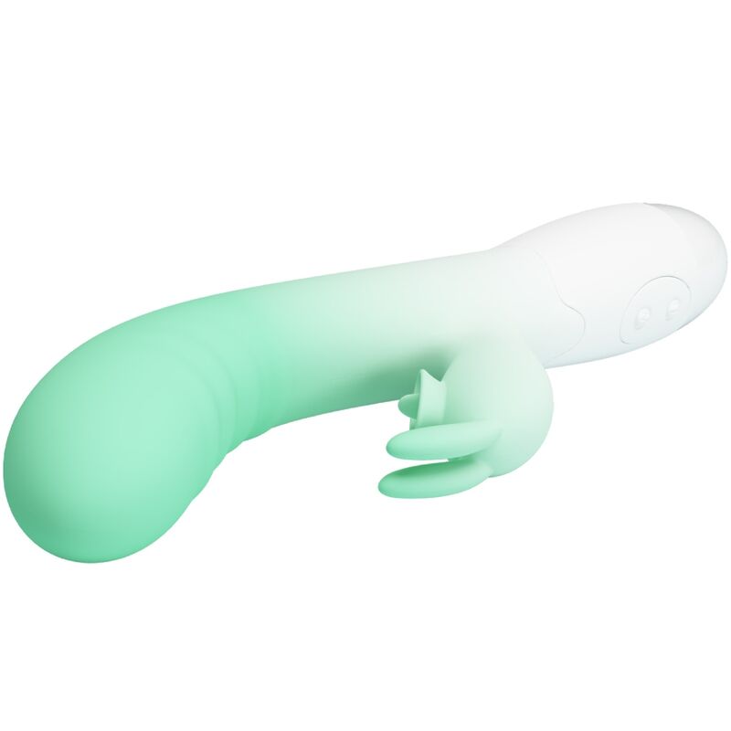 Stimulateur Rabbit Cerberus 30 Modes Vert - Pretty Love
