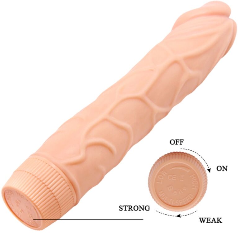 Baile - Vibromasseur Gode Réaliste XL Chair - 22,5 cm