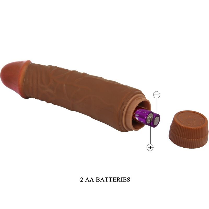 Baile - Vibromasseur Gode Réaliste Marron - 19,5 cm