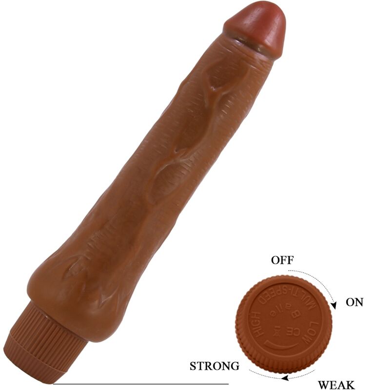 Baile - Vibromasseur Gode Réaliste Marron - 25 cm