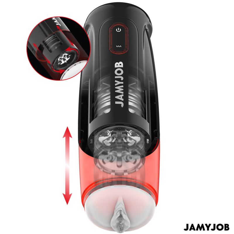 Masturbateur Storm 10 Modes Rotation et Poussée - JamyJob