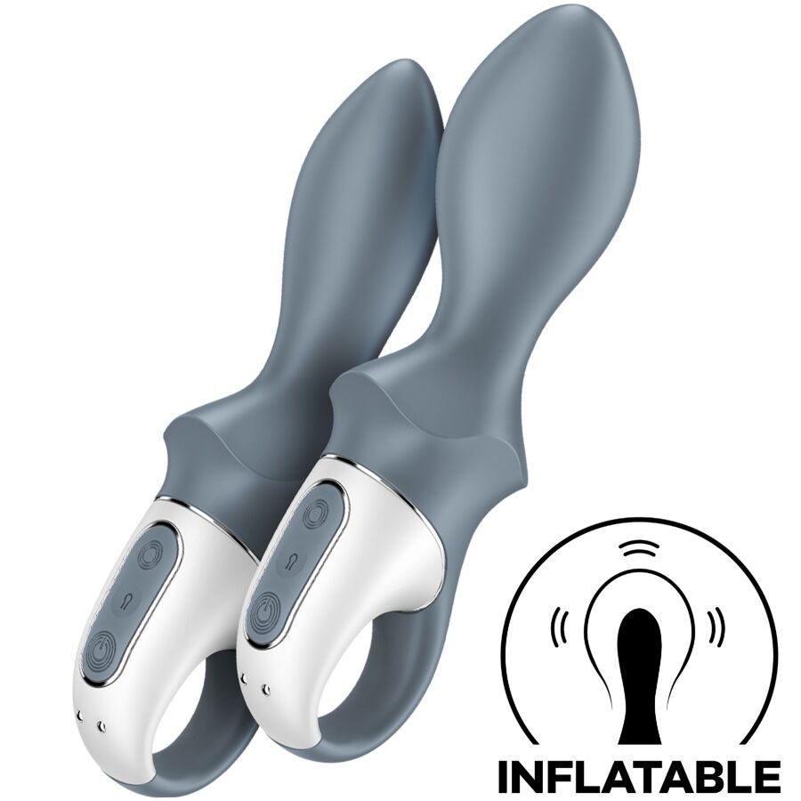 Vibromasseur Anal Gonflable Air Pump Booty 1 Gris - Satisfyer