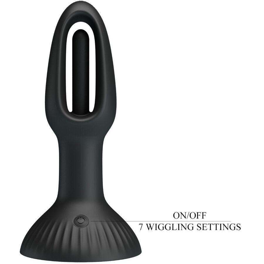 Plug Anal Vibrant Langue Hubert Noir - Pretty Love