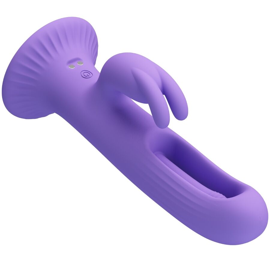 Vibrateur Lapin Killmoulis Violet 12 Modes - Pretty Love