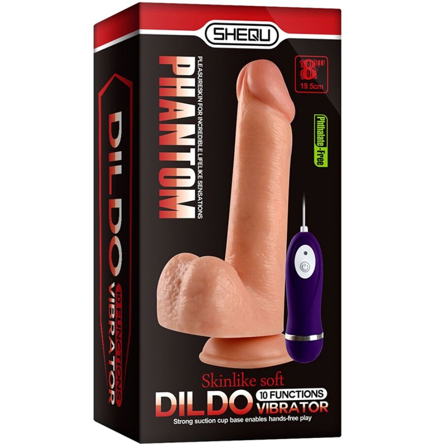 Gode Vibrant Adam Télécommandé 21 cm - SHEQU