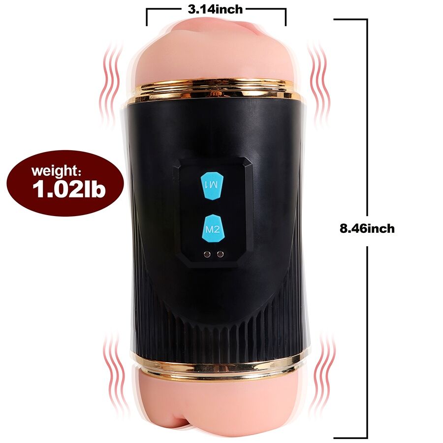 Masturbateur Double Kay Bouche Vagin Vibrant - SHEQU