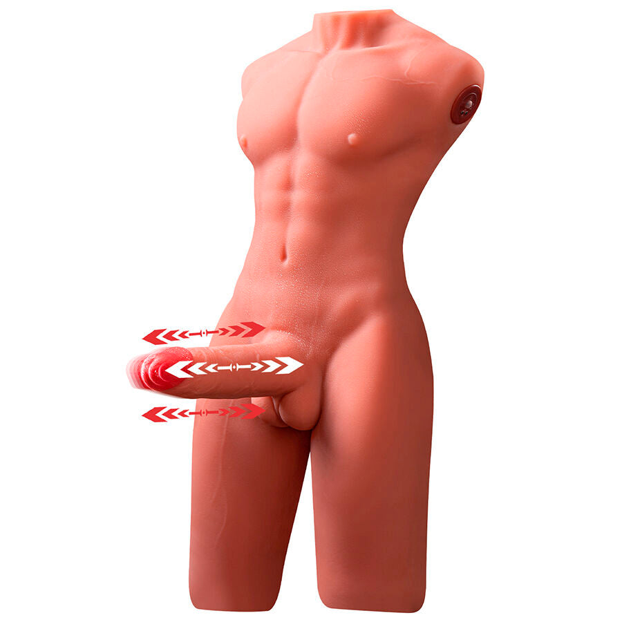 XISE – Buste Sexuel Homme Ultra-réaliste en silicone