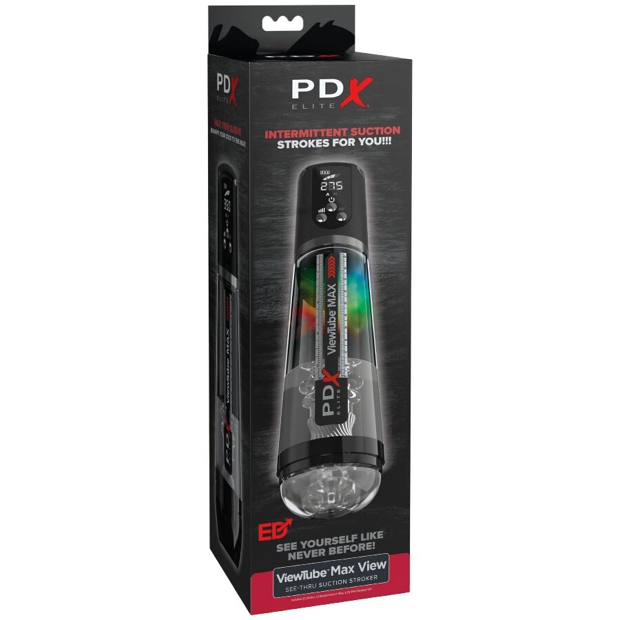 Masturbateur Automatique Viewtube Max View Transparent - PDX Elite