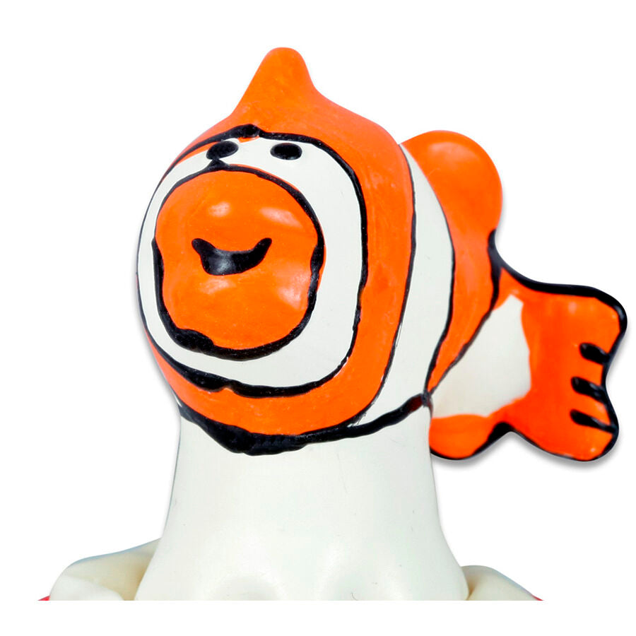 Préservatif Artistique Peint à la Main Poisson Orange - Condomerie - CONDOMERIE