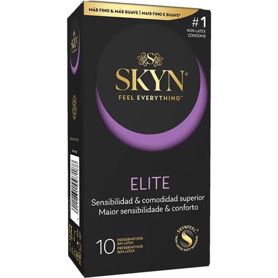 SKYN - Préservatifs sans latex ultra fins Elite - Boîte de 10