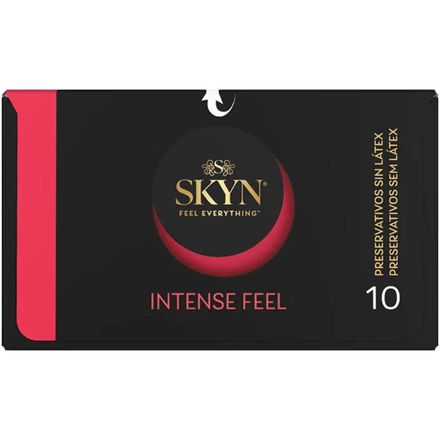 SKYN - Préservatifs sans latex texturés Intense Feel - Boîte de 10