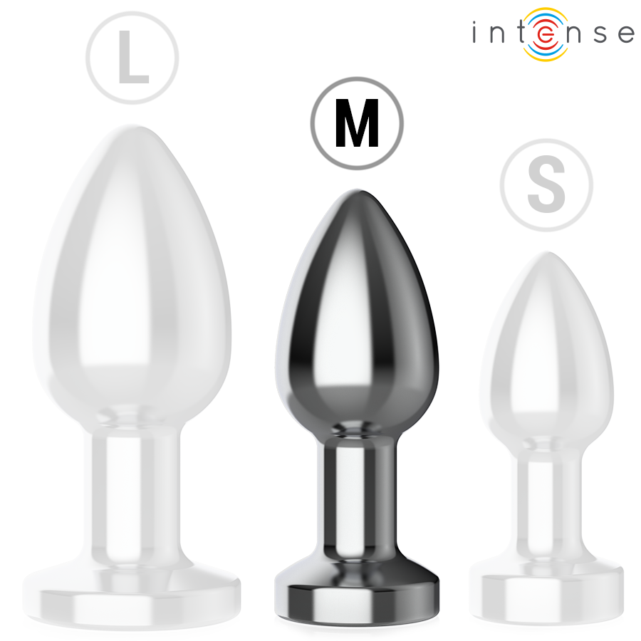 Plug Anal Vibrant Intense 10 Modes Métal Taille M - Intense