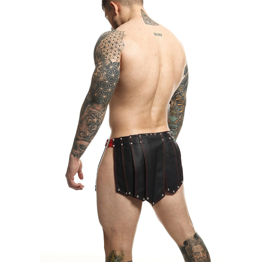 Jupe Cuir Style Guerrier Romain Romanda Noire - MOB - MOB