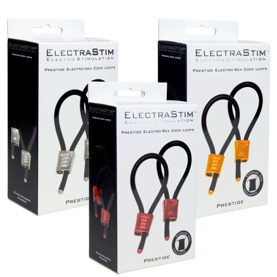 Anneaux Péniens Électro Prestige ElectraLoops Rouges - ElectraStim