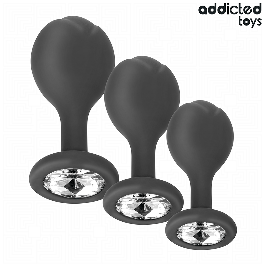 Kit Plugs Anaux Débutant 3 Tailles - Addicted Toys