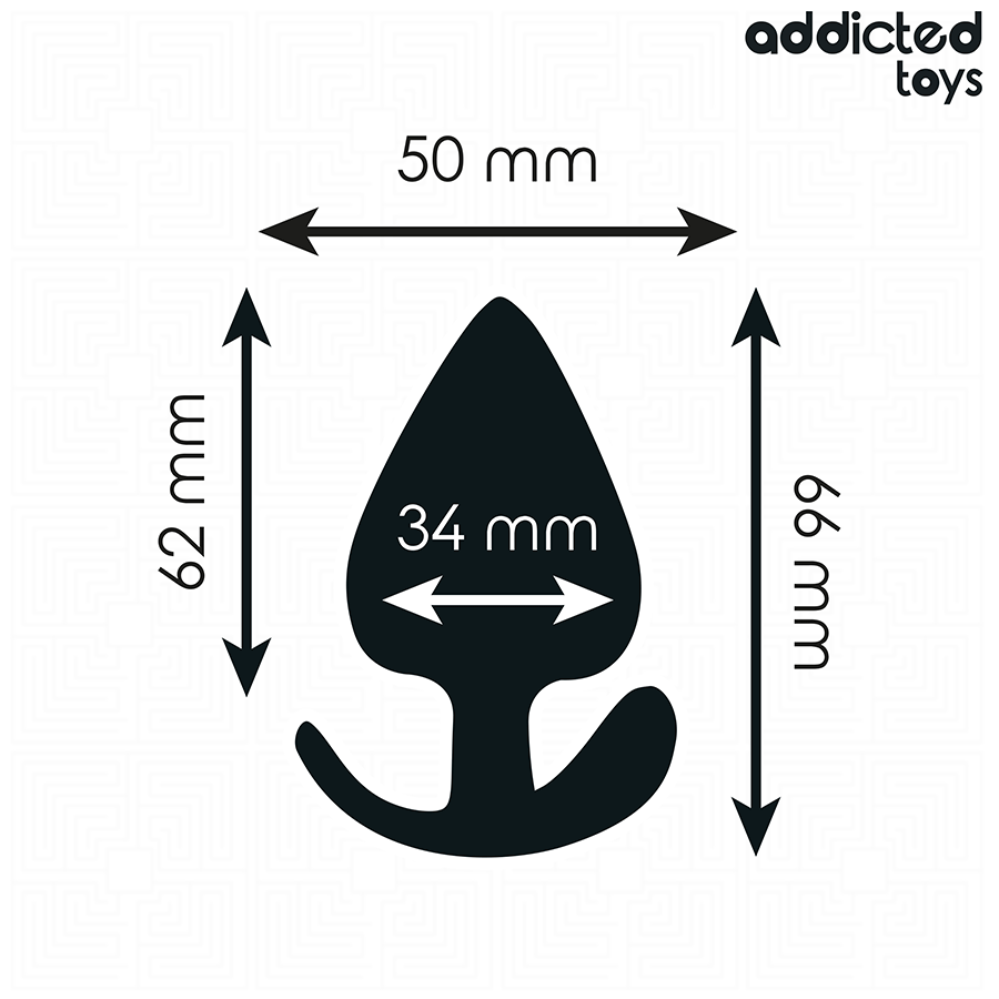 Plug Anal Addicted Toys Taille M 6,6 cm - Addicted Toys