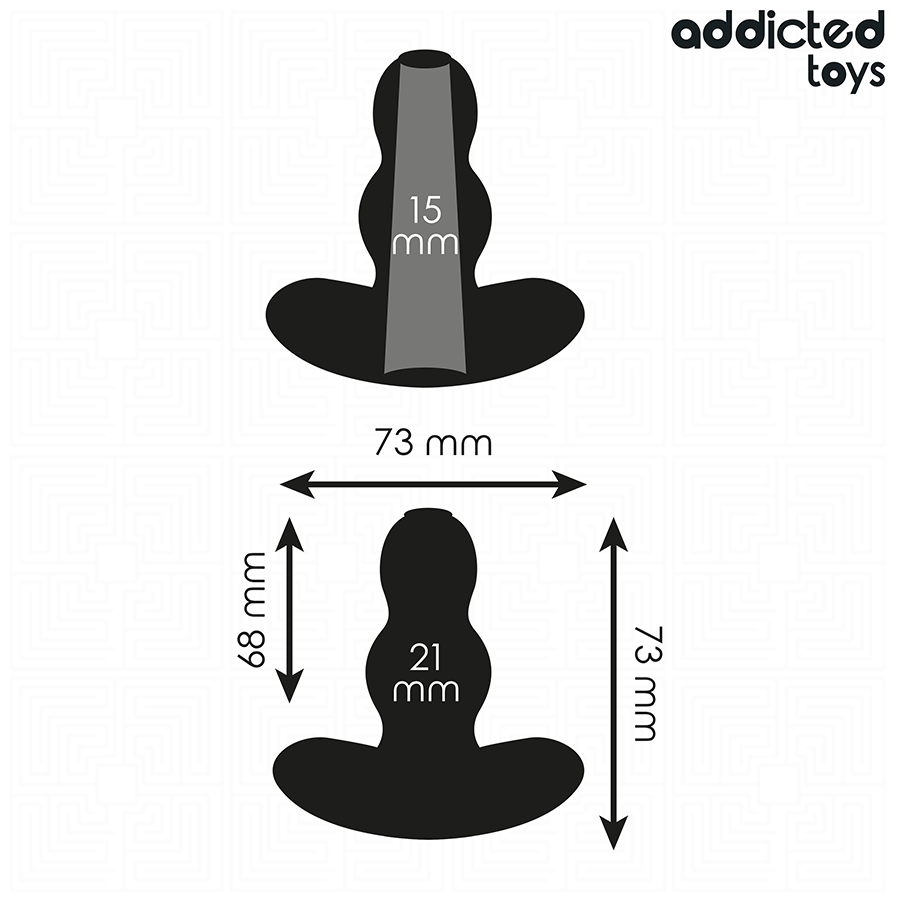 Plug Anal Creux Addicted Toys Taille S 7,3cm - Addicted Toys