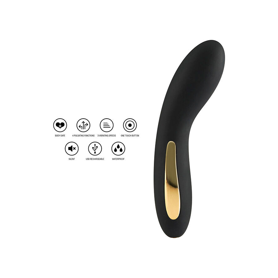 Vibromasseur Point G Luminate Light Noir - ToyJoy