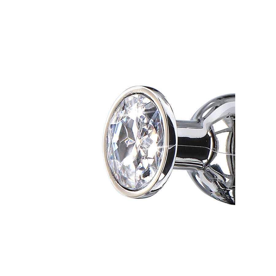 Plug Anal Diamond Bum Bijou Argenté Petit - ToyJoy