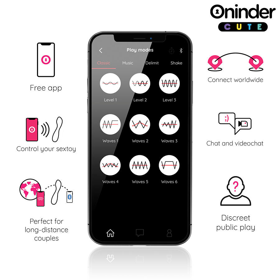 Vibromasseur Point G Oninder Cute Love Buddy Rose - Oninder